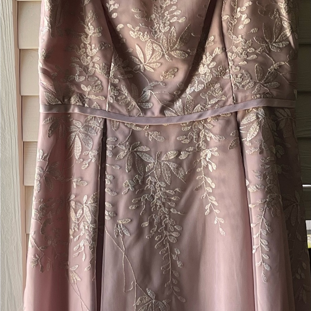 Glamour Pink Strapless Sweetheart A-line Dress